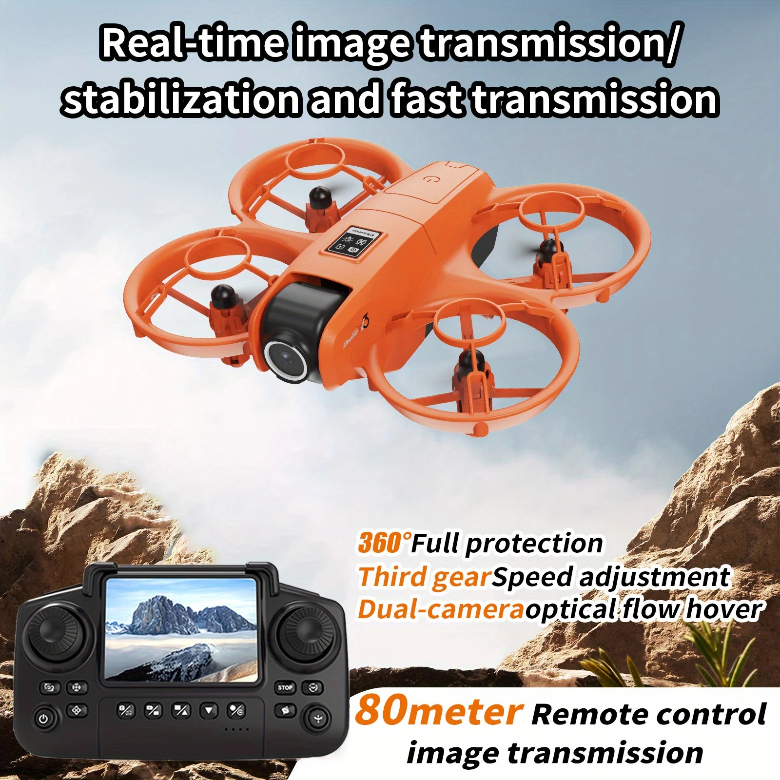 โดรนพกพาแบบพับได้รุ่น YL3 พร้อ - Drone Racing Camera บทวิจารณ์และราคา