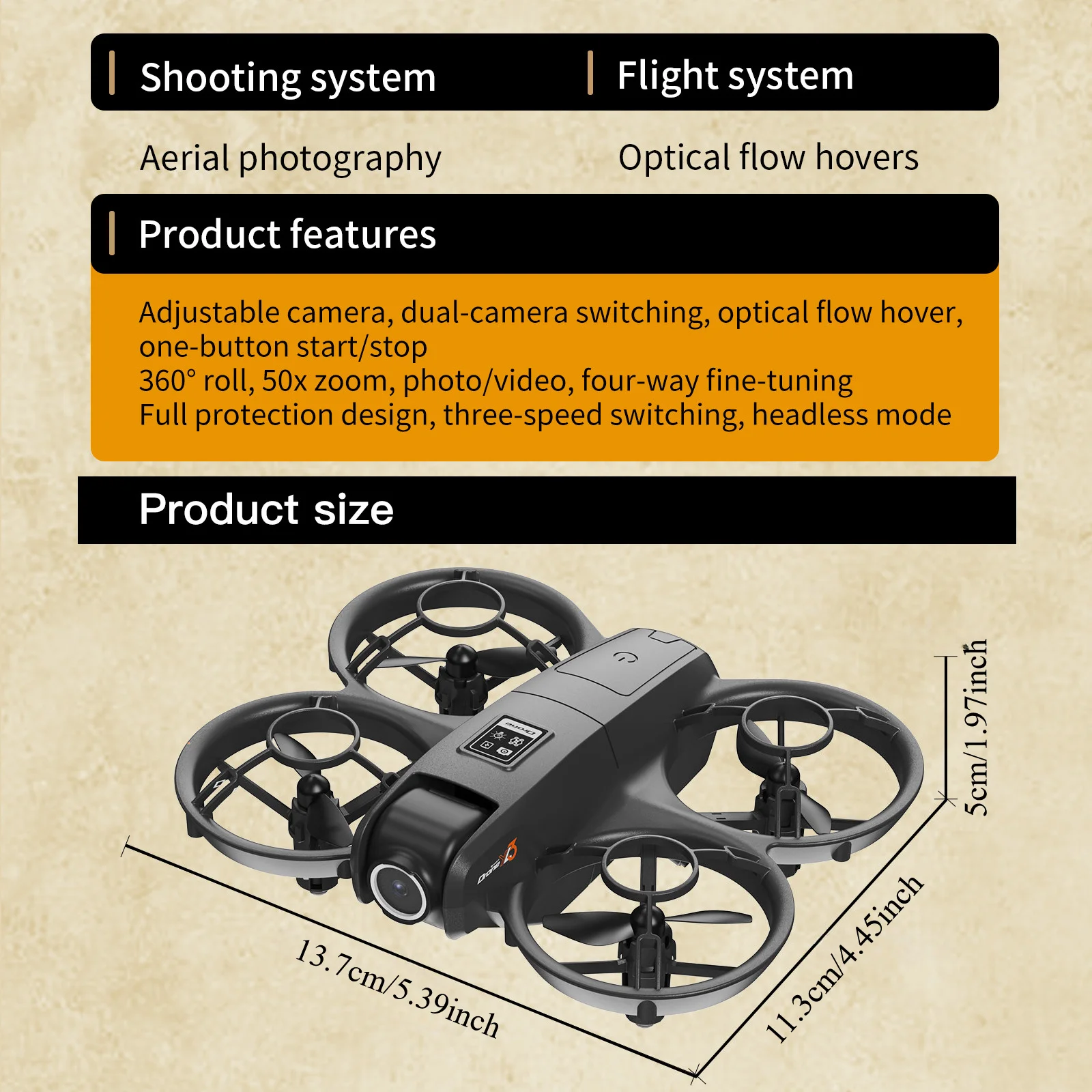 โดรนพกพาแบบพับได้รุ่น YL3 พร้อ - Drone Racing Camera บทวิจารณ์และราคา